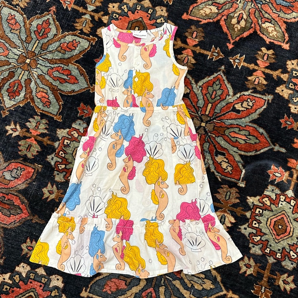 Mini Rodini Colorful Seahorse Dress